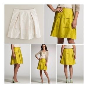 J.crew Cotton Sateen Gateau Skirt - Champagne